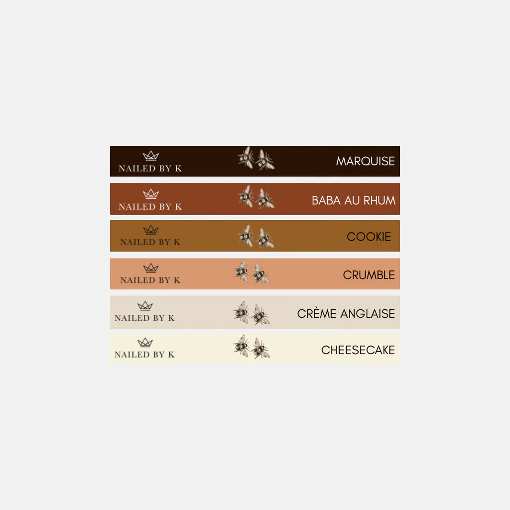 Étiquettes nuanciers - Honey Base