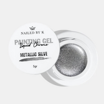 Painting Gel - Liquid Chrome Metallic Silver