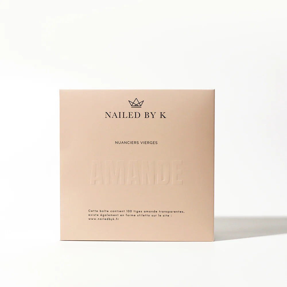Nuancier amande transparent - 100 tiges