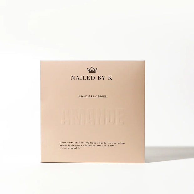 Nuancier amande transparent - 100 tiges