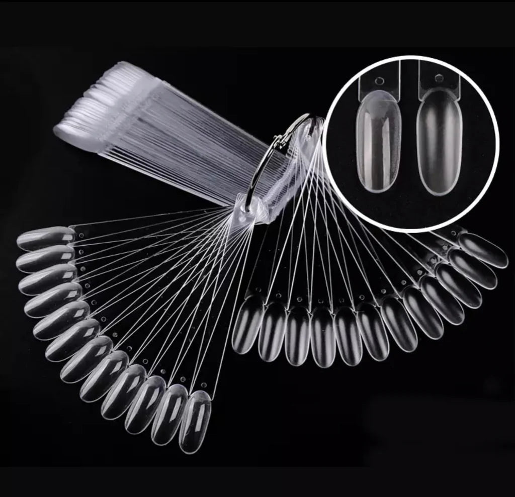 Nuancier amande transparent - 100 tiges