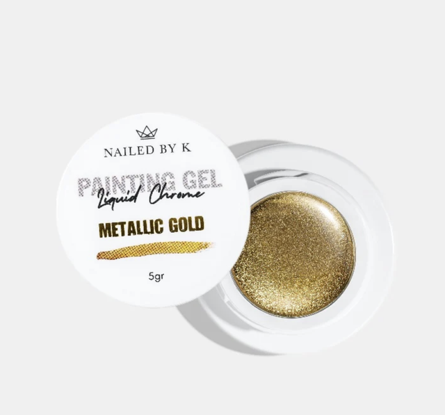 Painting Gel - Liquid Chrome Metallic Gold