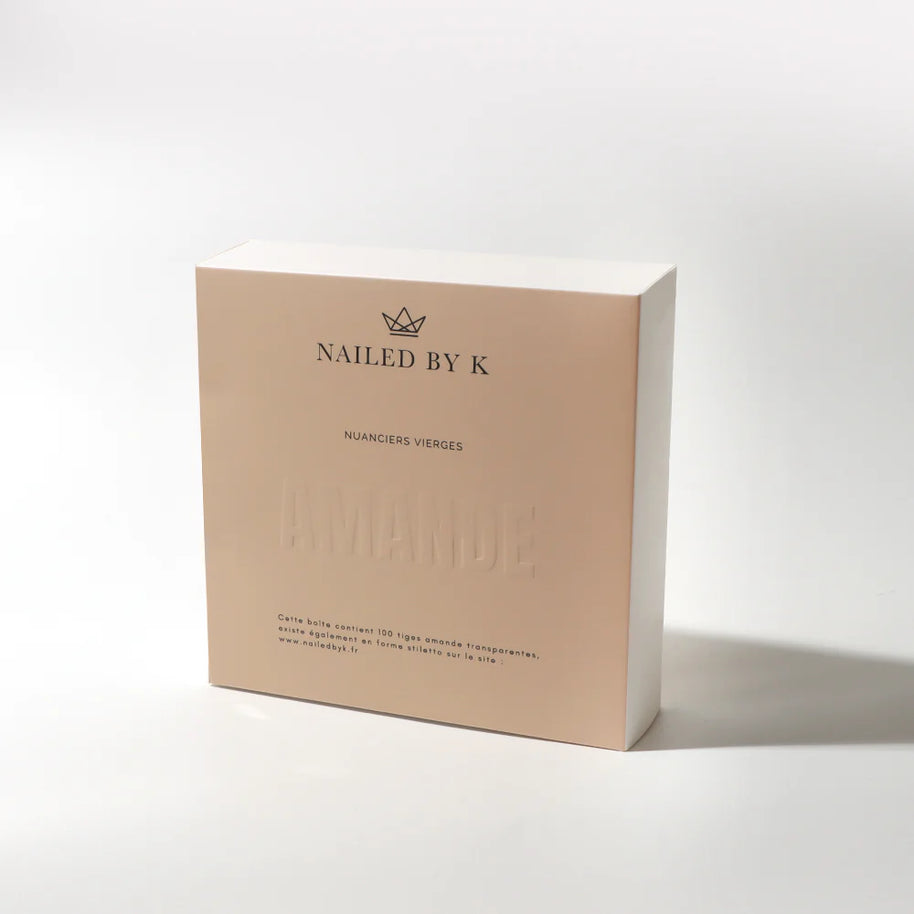 Nuancier amande transparent - 100 tiges