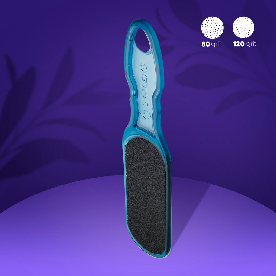 Râpe double face pour les pieds en plastique, grain 80/120 10 TYPE 2