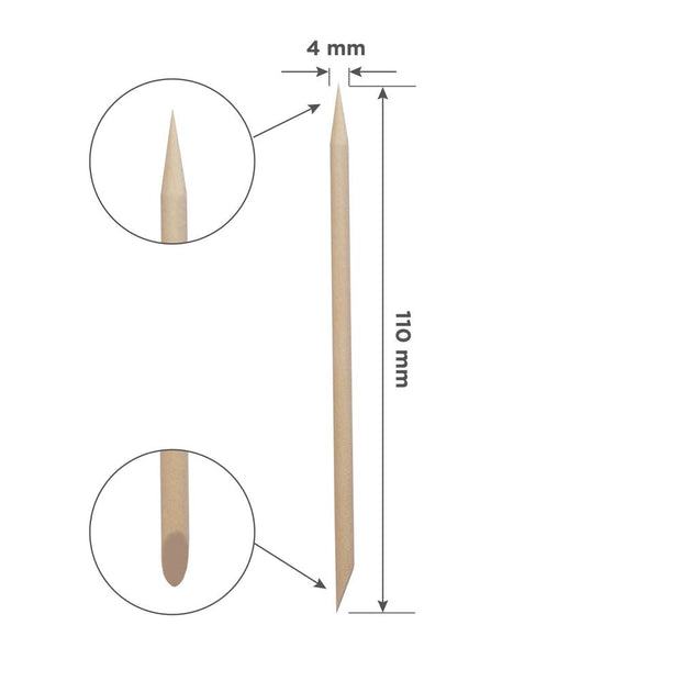 Bâtonnet de buis, 110 mm (100 pièces)