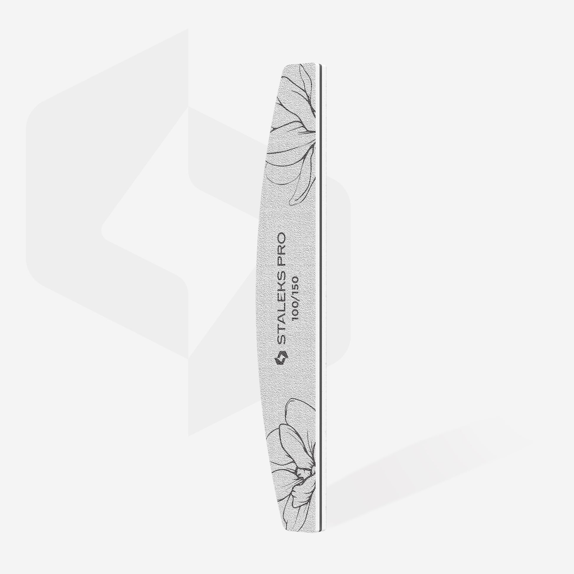 Lime minérale demi-lune pour les ongles (25 pièces)
