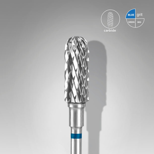 Embout en carbure «cylindre arrondi» bleue, diamètre 5 mm, 13 mm