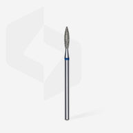 Embout diamantée « Flamme » bleue, diamètre 2,3 mm, 10 mm