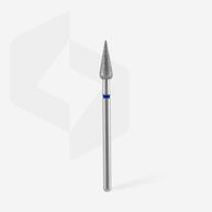 Embout « Poire pointue » bleue, 4 mm, 12 mm
