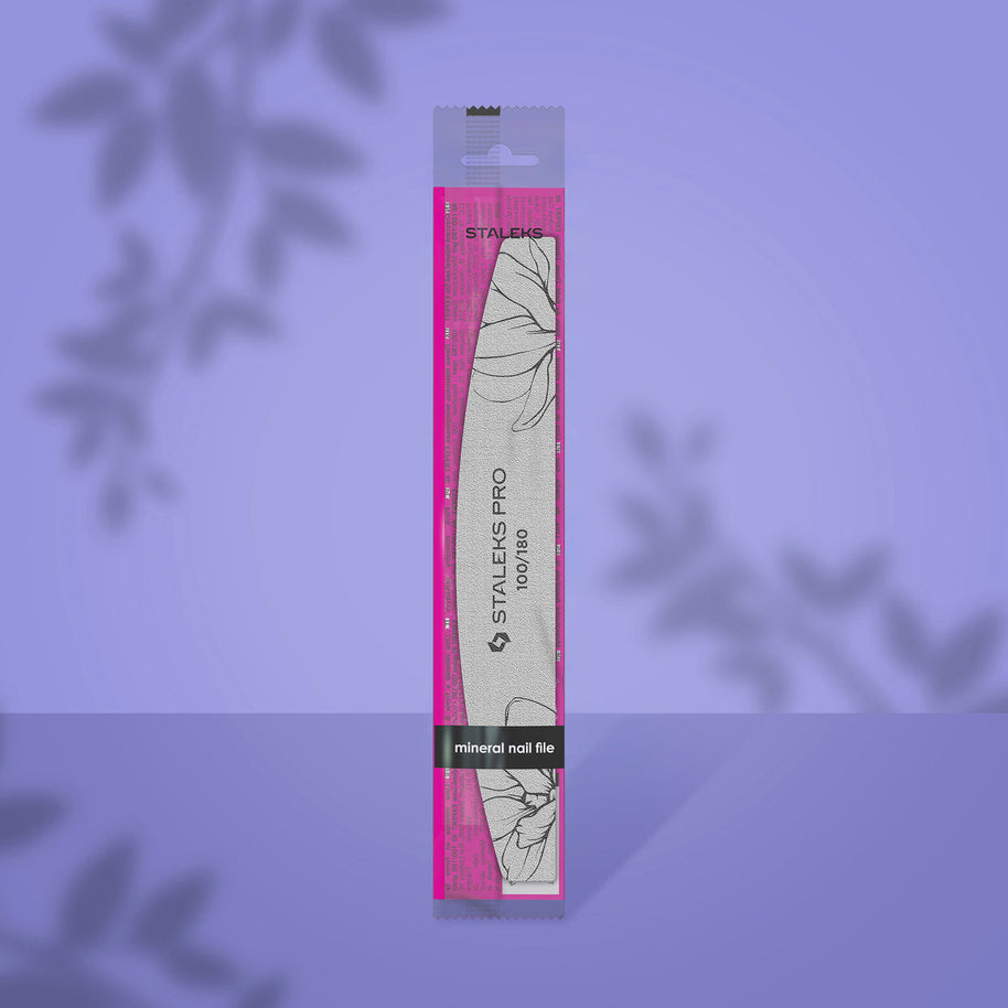 Lime minérale demi-lune pour les ongles ( 1pc )