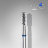 Embout diamanté, cylindrique arrondi, bleu EXPERT, 2,3 mm / 6,5 mm