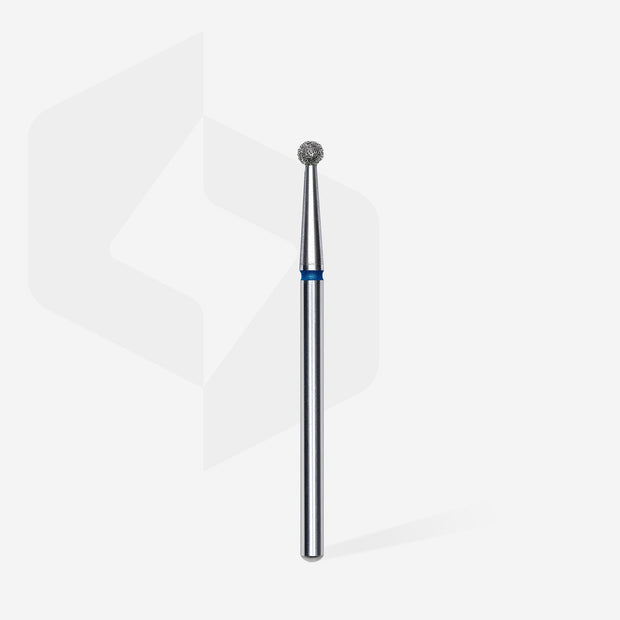 Embout diamantée « Boule » bleue, diamètre 2,5 mm
