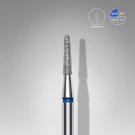 Embout diamantée / cône tronqué bleue, 1,8 mm/8 mm
