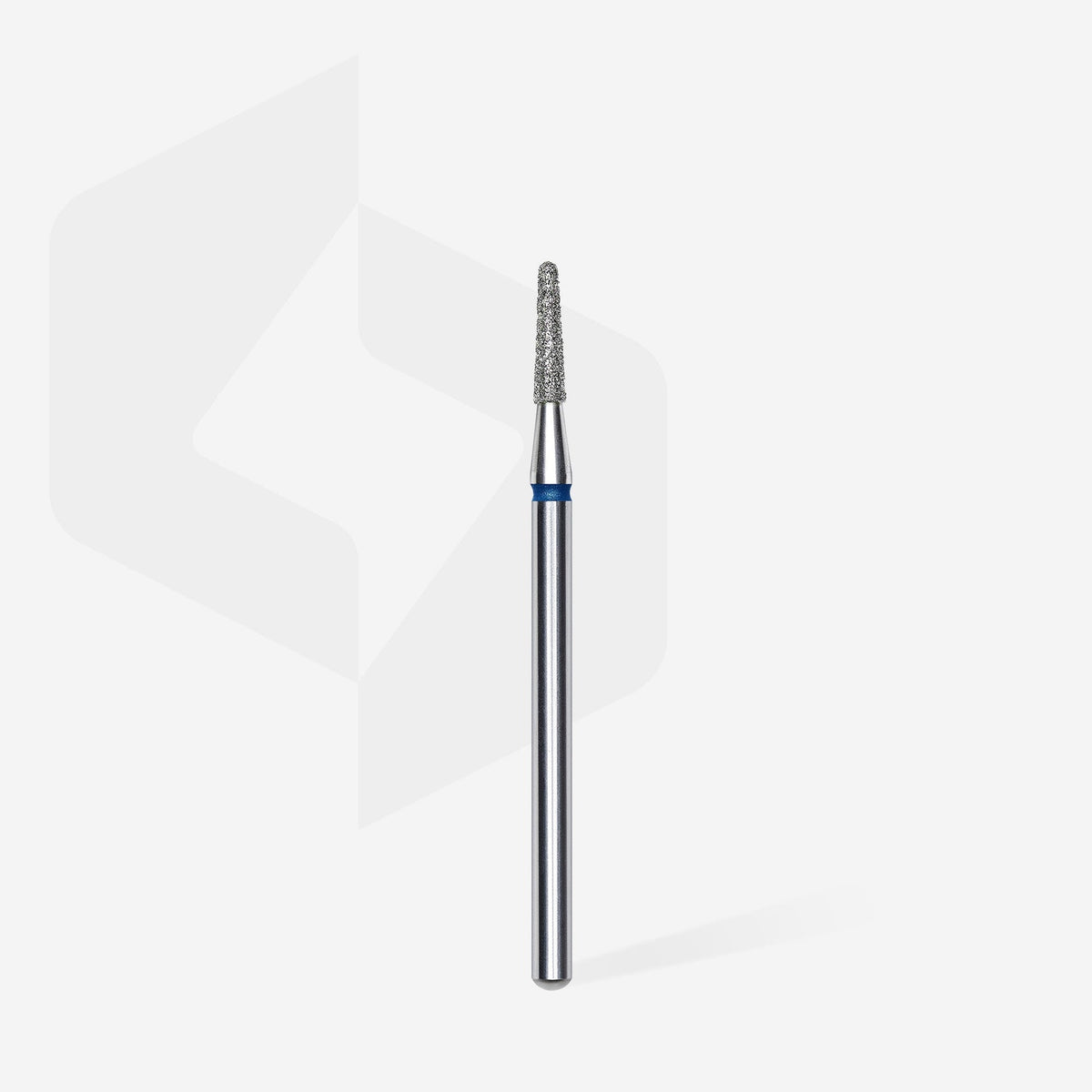 Embout diamantée / cône tronqué bleue, 1,8 mm/8 mm