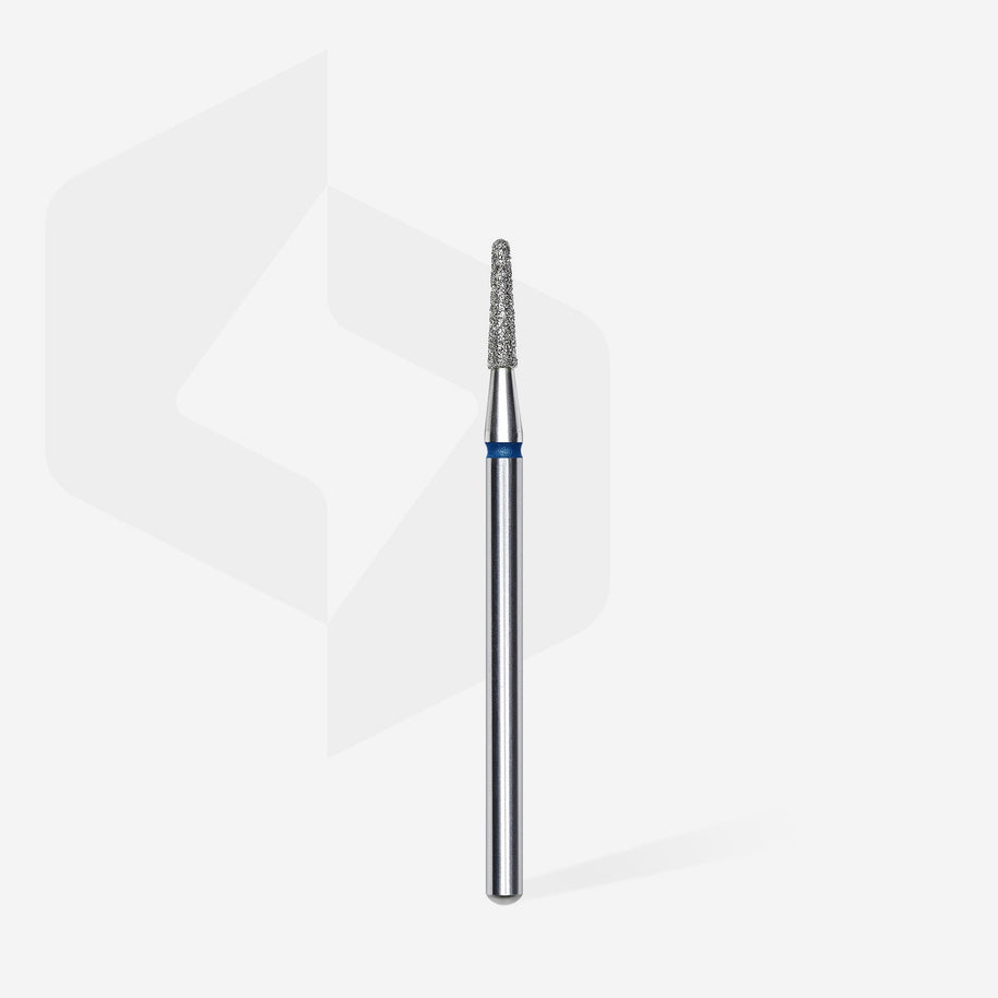 Embout diamantée / cône tronqué bleue, 1,8 mm/8 mm