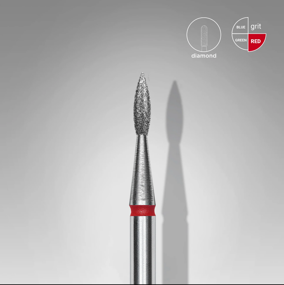 Embout diamanté flamme rouge EXPERT 1,8 mm / 8 mm