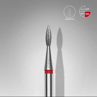 Embout diamanté flamme rouge EXPERT 1,8 mm / 8 mm