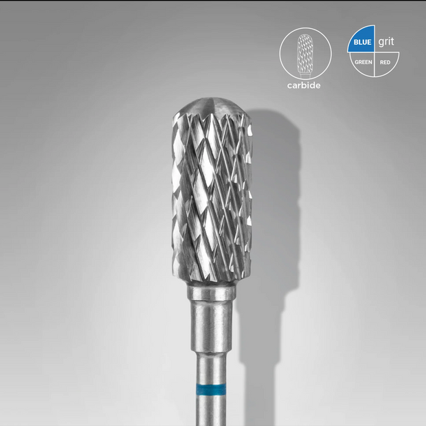 Embout carbure, arrondi, bleu, diamètre 6 mm/ 14 mm