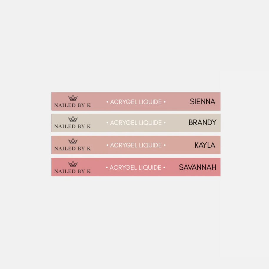 ÉTIQUETTES NUANCIERS - SPEEDLINE/GLIMMER/ACRYGELS LIQUIDES