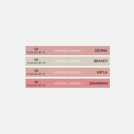 ÉTIQUETTES NUANCIERS - SPEEDLINE/GLIMMER/ACRYGELS LIQUIDES