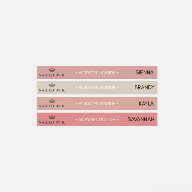 ÉTIQUETTES NUANCIERS - SPEEDLINE/GLIMMER/ACRYGELS LIQUIDES