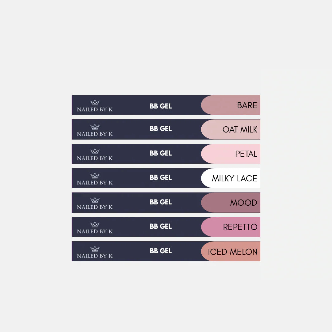 ÉTIQUETTES NUANCIER - BB GELS